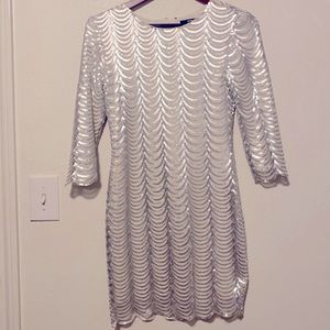 White dress with Sequins